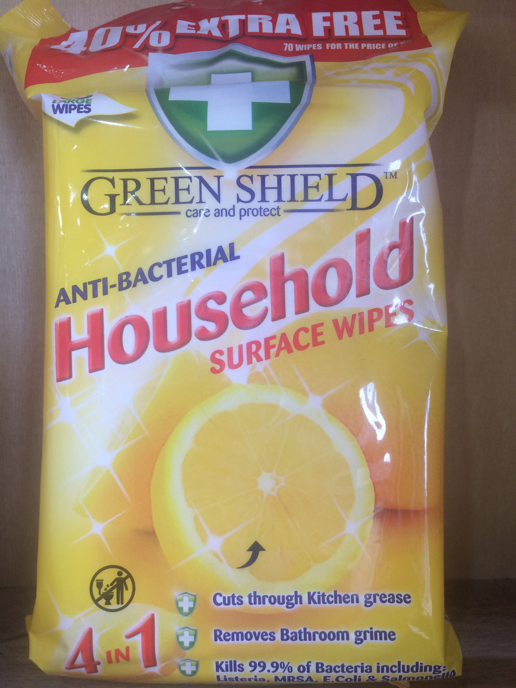 Green Shield Household Surface 70x Wipes