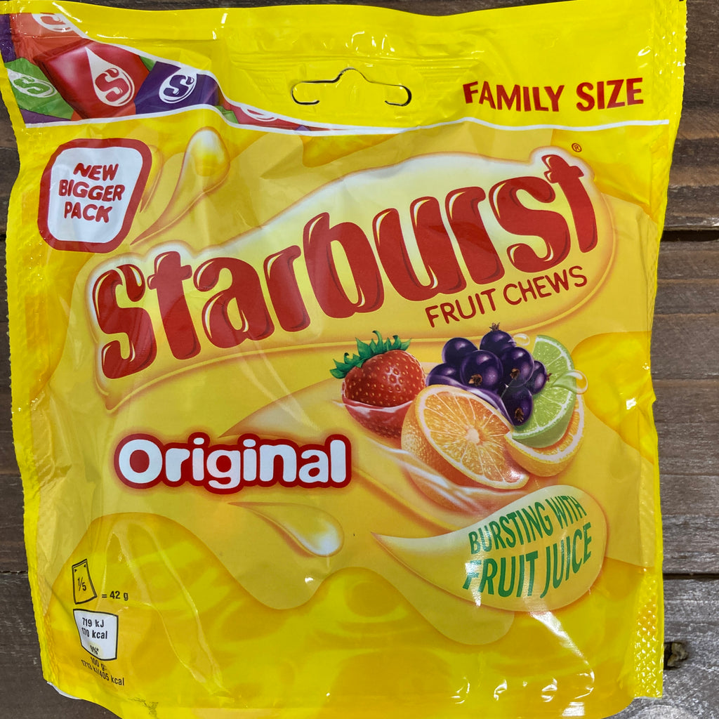 2x Starburst Original Family Size Pouches (2x210g) & Low Price Foods Ltd