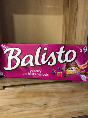 Balisto Yoberry Fruit Cereal Bar x9 166.5g