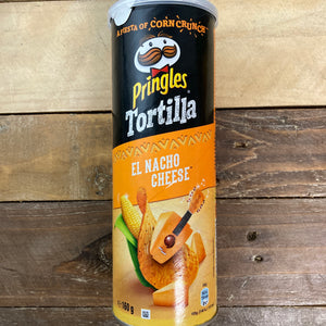 2x Pringles Tortilla Nacho Cheese Chips (2x160g)