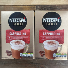 16x Nescafe Gold Cappuccino Instant Coffee Sachets (2 Boxes of 8 Sachets)