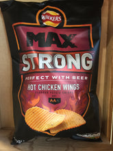 Walkers Max Strong Hot Chicken Wings 150g
