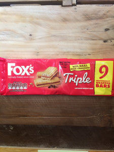 36x Fox's Triple Layered Biscuit Bars (4x9 Packs)