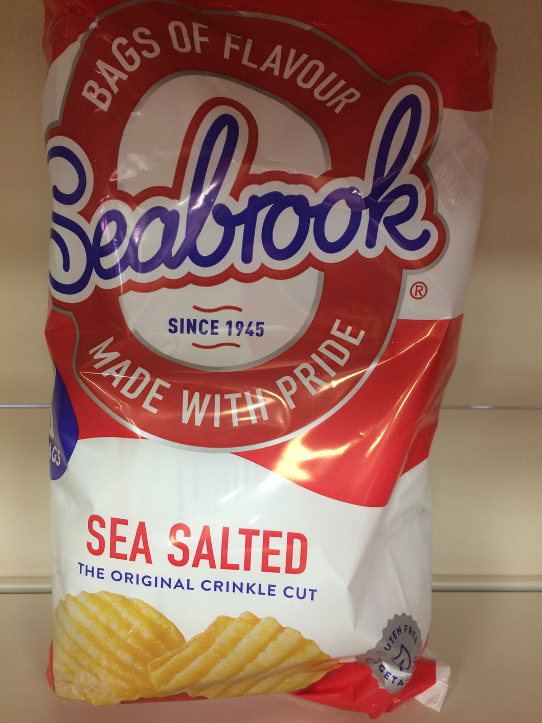 Seabrook Sea Salted Crisps 6x 25g Pack