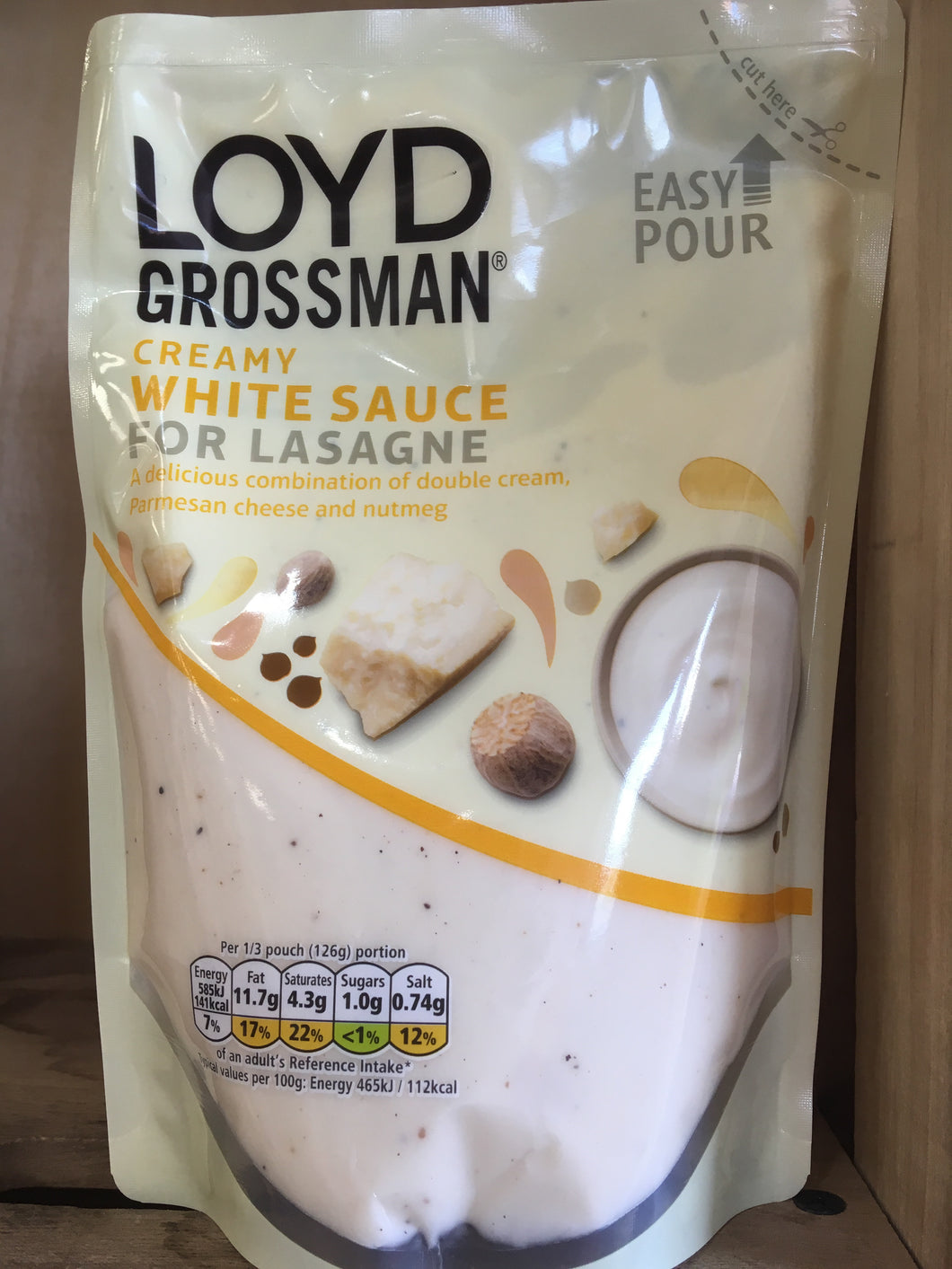 Loyd Grossman Creamy White Sauce for Lasagne 380g