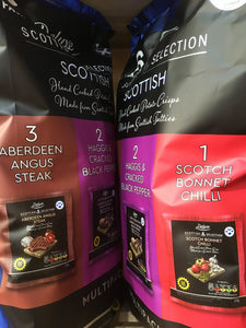 24x Deluxe Scottish Selection Assorted Crisps (4x 6 Pack x25g)
