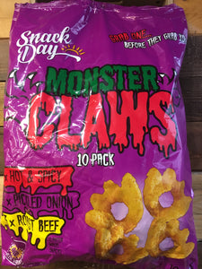 Snack Day Monster Claws 10 Pack (10x18g)
