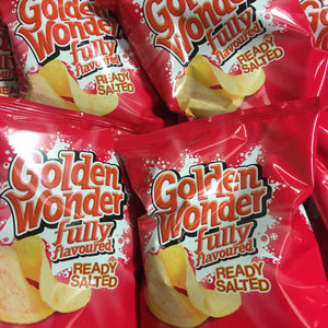 12x Golden Wonder Ready Salted Crisps (12x32.5g)