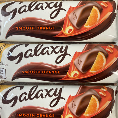 12x Galaxy Smooth Orange Chocolate Bars (12x42g)