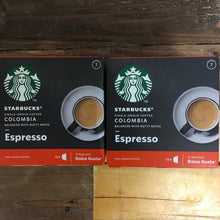 24x STARBUCKS Dolce Gusto Colombia Espresso Pods (2 Packs of 12 pods)