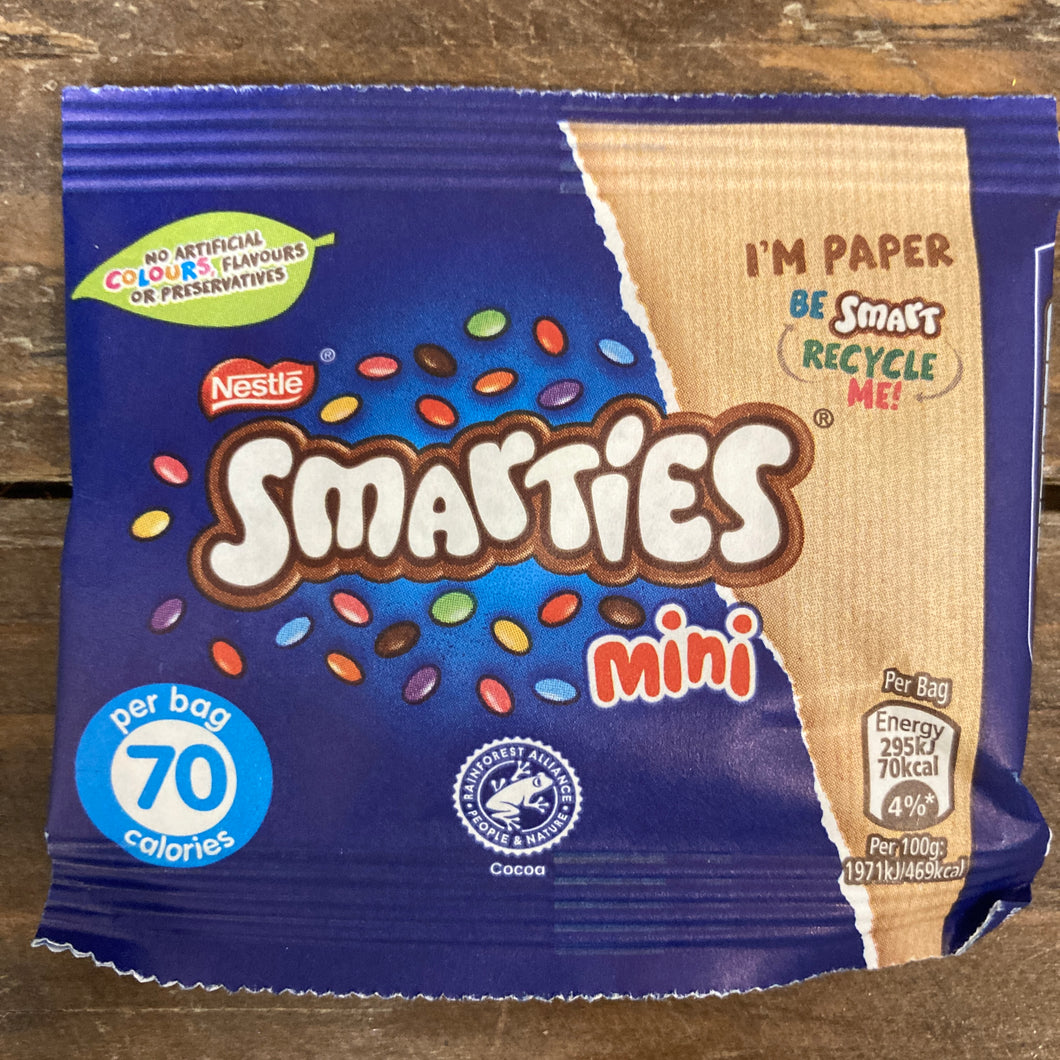 Smarties Mini Milk Chocolate Sweets Bags