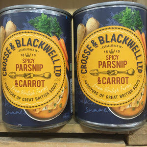 2x Crosse & Blackwell Spicy Parsnip & Carrot Soups (2x400g)