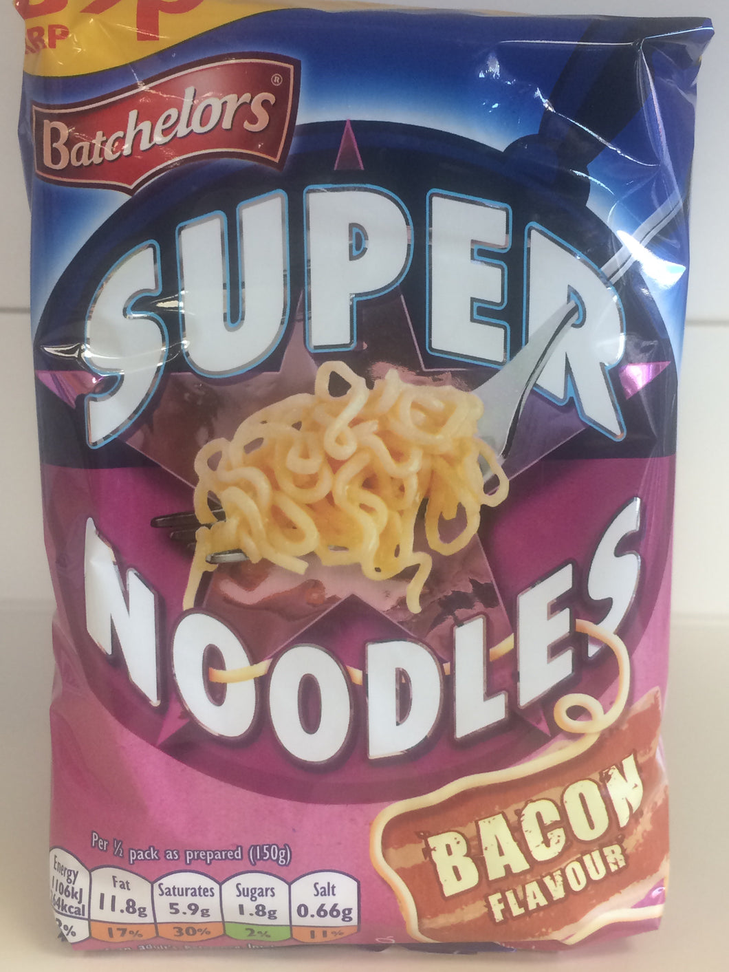 Batchelors Super Noodles Bacon 100g