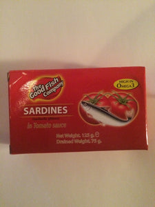 The Good Fish Company Sardines in Tomato Sauce 125g