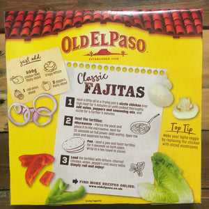 2x Old El Paso Original Smoky BBQ Fajita Kits (2x500g)