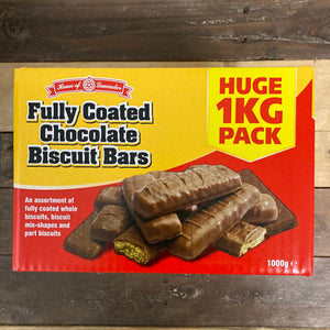 1Kg Fully Coated Chocolate Biscuit Bars