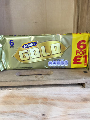 McVitie's Gold Bars 6 pack 132g