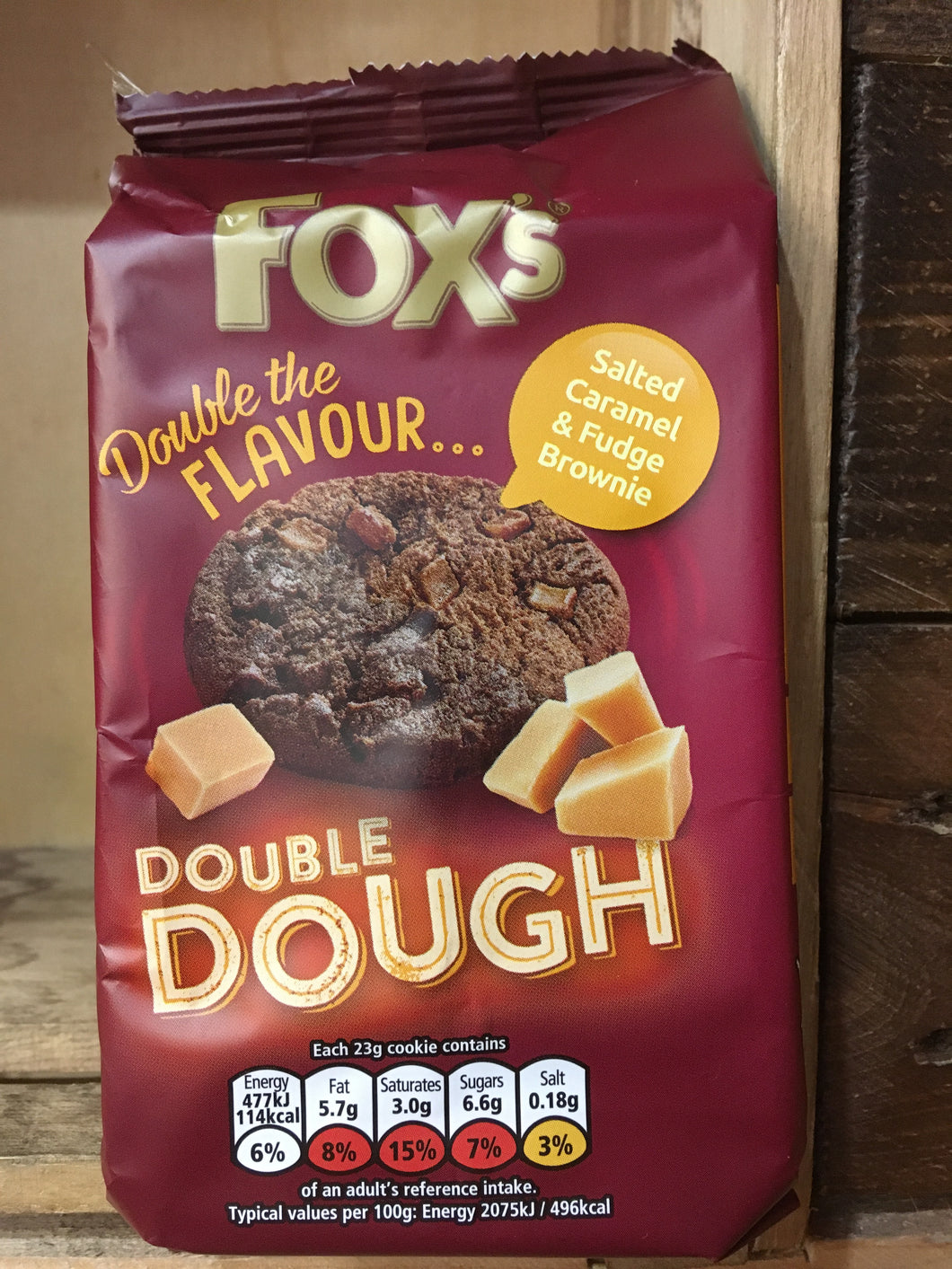 Fox's Double Dough Salted Caramel & Chocolate Brownie 185g