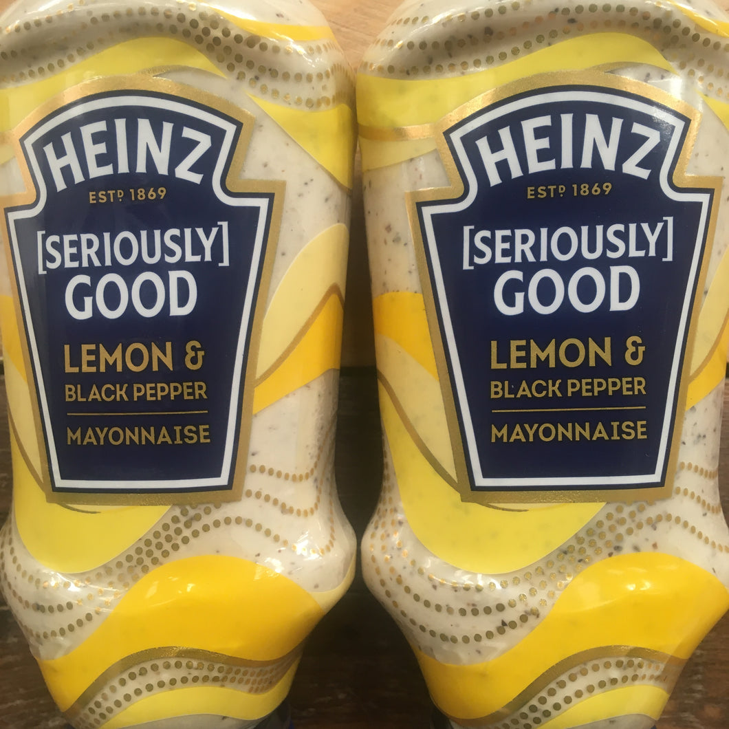 2x Heinz Lemon & Black Pepper Mayonnaise (2x220ml)