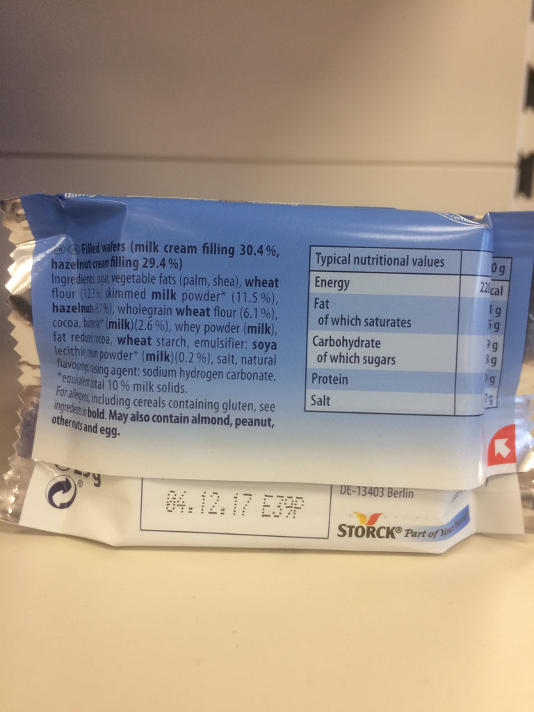 Knoppers 4 Pack Milk & Hazelnut Wafer Bar & Low Price Foods Ltd