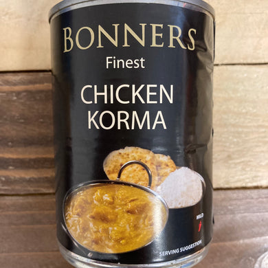 Bonners Finest Chicken Korma 392g