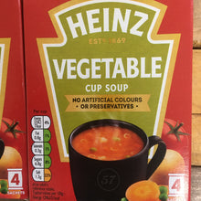 8x Heinz Vegetable Cup Soups (2 Packs of 4 Sachets)