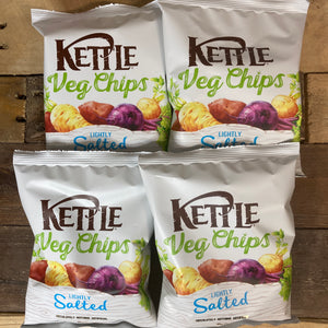 12x Kettle Veg Chips Lightly Salted Grab Bags (12x40g)