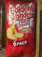 Golden Wonder Ready Salted Crisps 6 Pack (6x25g)