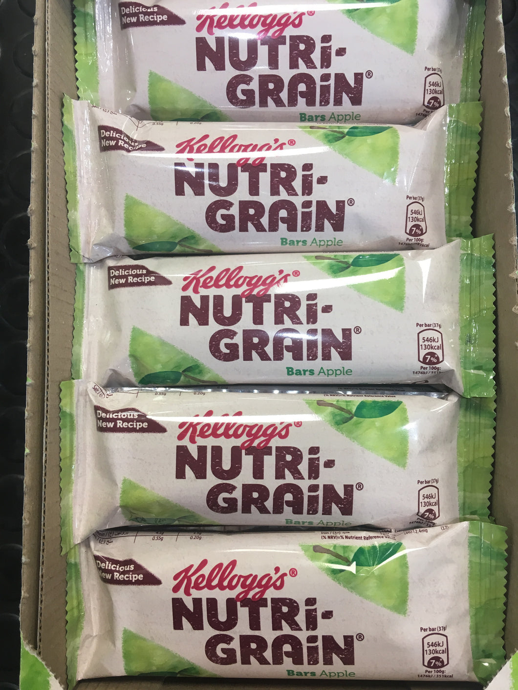 5x Kellogg's Nutri-Grain Bars Apple (5x37g)