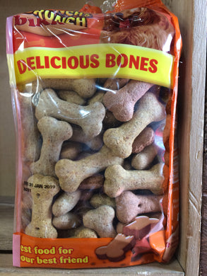 Munch & Crunch Bikkies Delicious Bones 400g