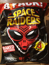 24x Space Raiders Beef Flavour Cosmic Corn Snacks (3 Packs of 8x11.8g)