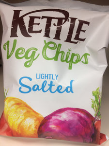 Kettle Veg Chips Lightly Salted Box of 8x 125g Bag