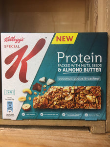 Special K Protein Bars Coconut, Cocoa, Cashew & Almond Butter 4x Pack (4x28g)