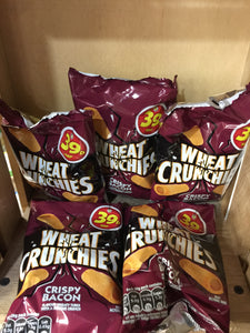 5x Wheat Crunchies Crispy Bacon 36g