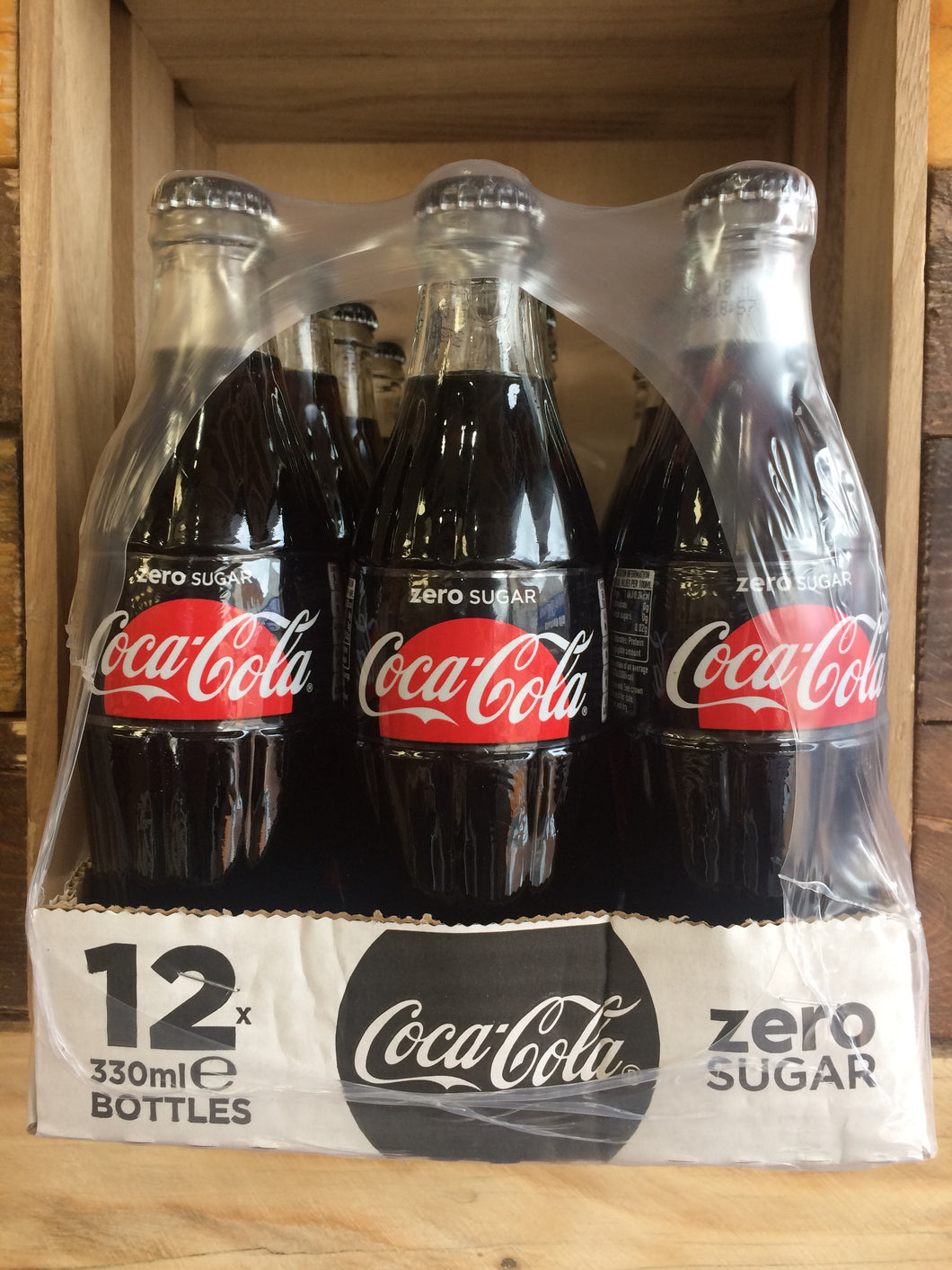 Coke Zero 12x 330ml Glass Bottles