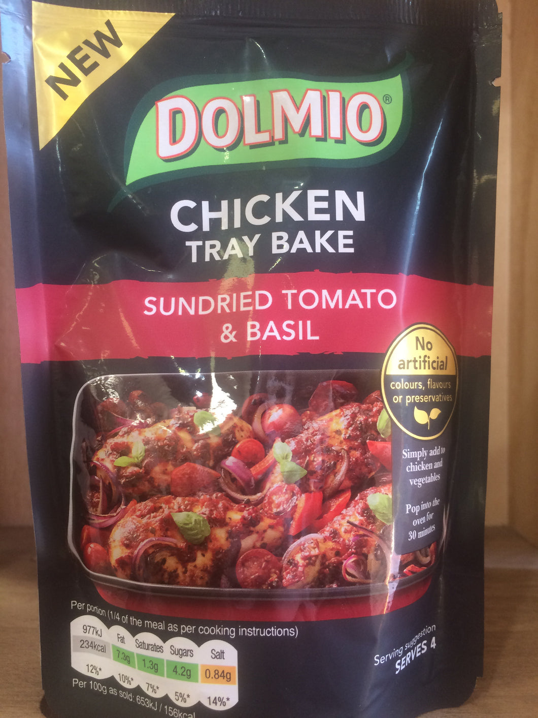 Dolmio Chicken Tray Bake Tomato & Basil 150g