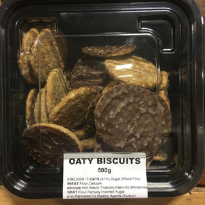 Milk Chocolate Oaty Biscuit Mis-Shapes 500g