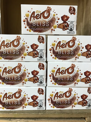 21x Nestle Aero Bliss Milk Chocolate (7 Packs of 3 Chocolates)