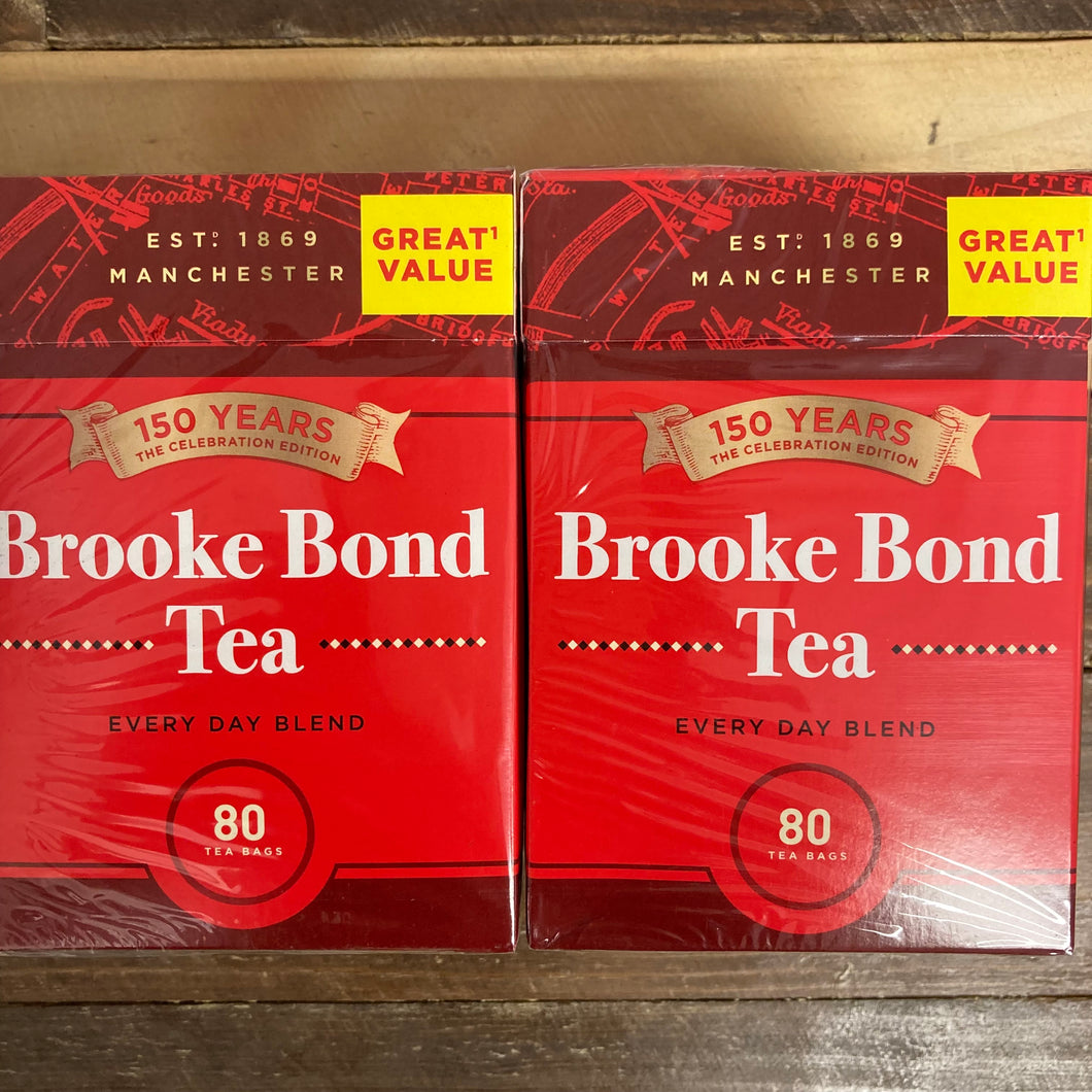 160x Brooke Bond Tea Every Day Blend bags (2 Packs of 80 Bags)