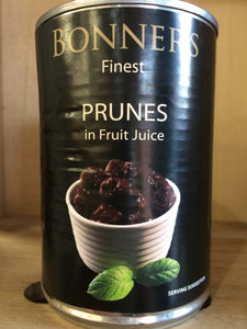 Bonners Finest Prunes in Fruit Juice 410g