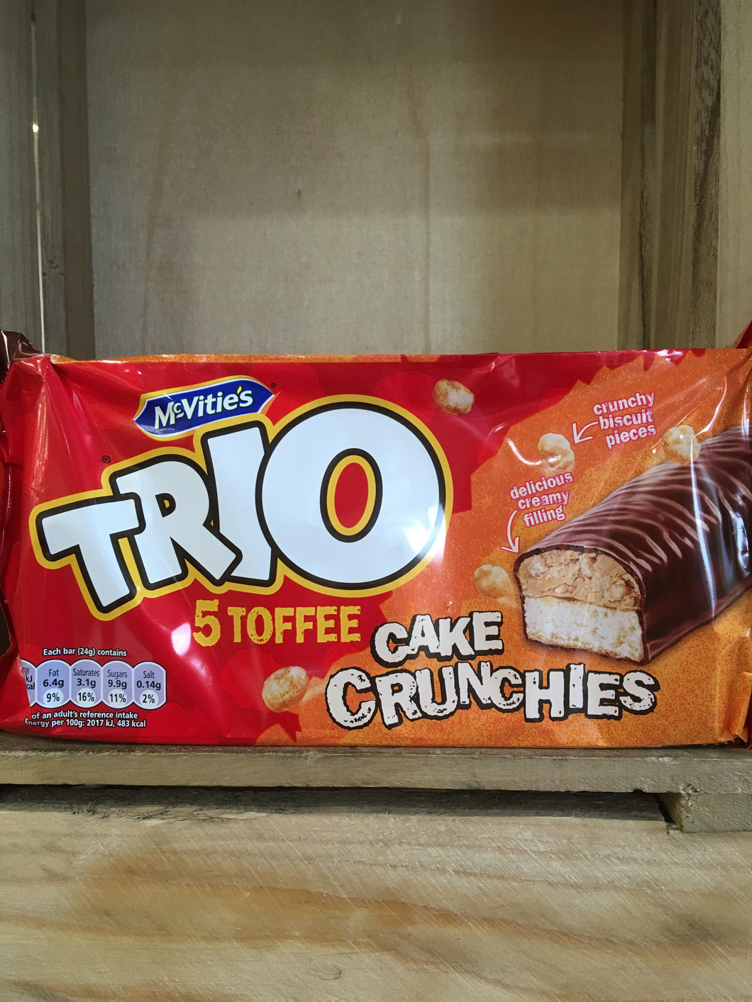 McVitie's Trio 5 Toffee Cake Crunchies