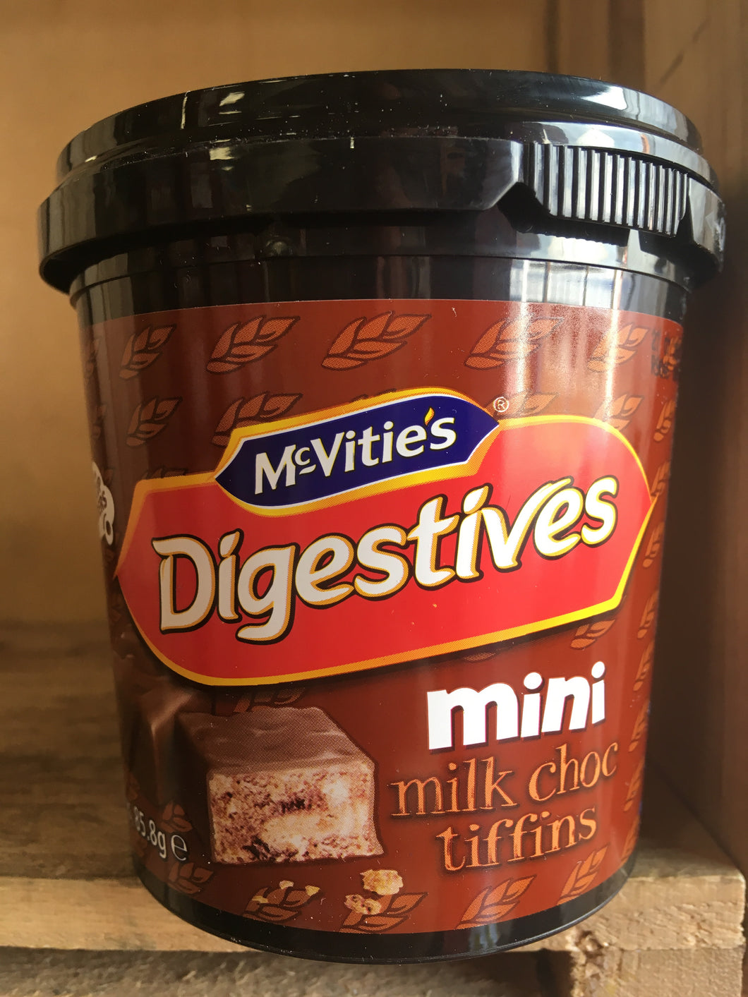McVitie's Digestives Mini Choc Tiffins Tub 85.8g