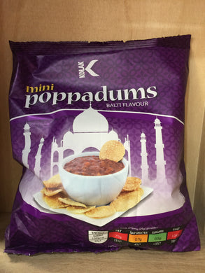 Kolak Mini Poppadums Balti Flavour 50g