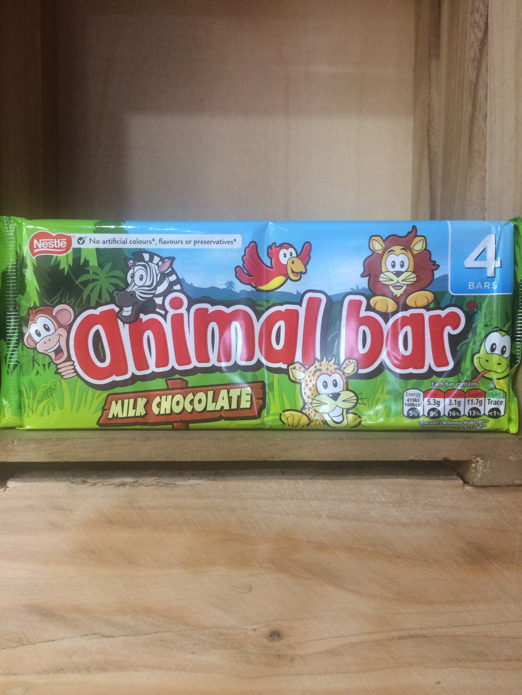Nestle Animal Bar 4x Bars 76g