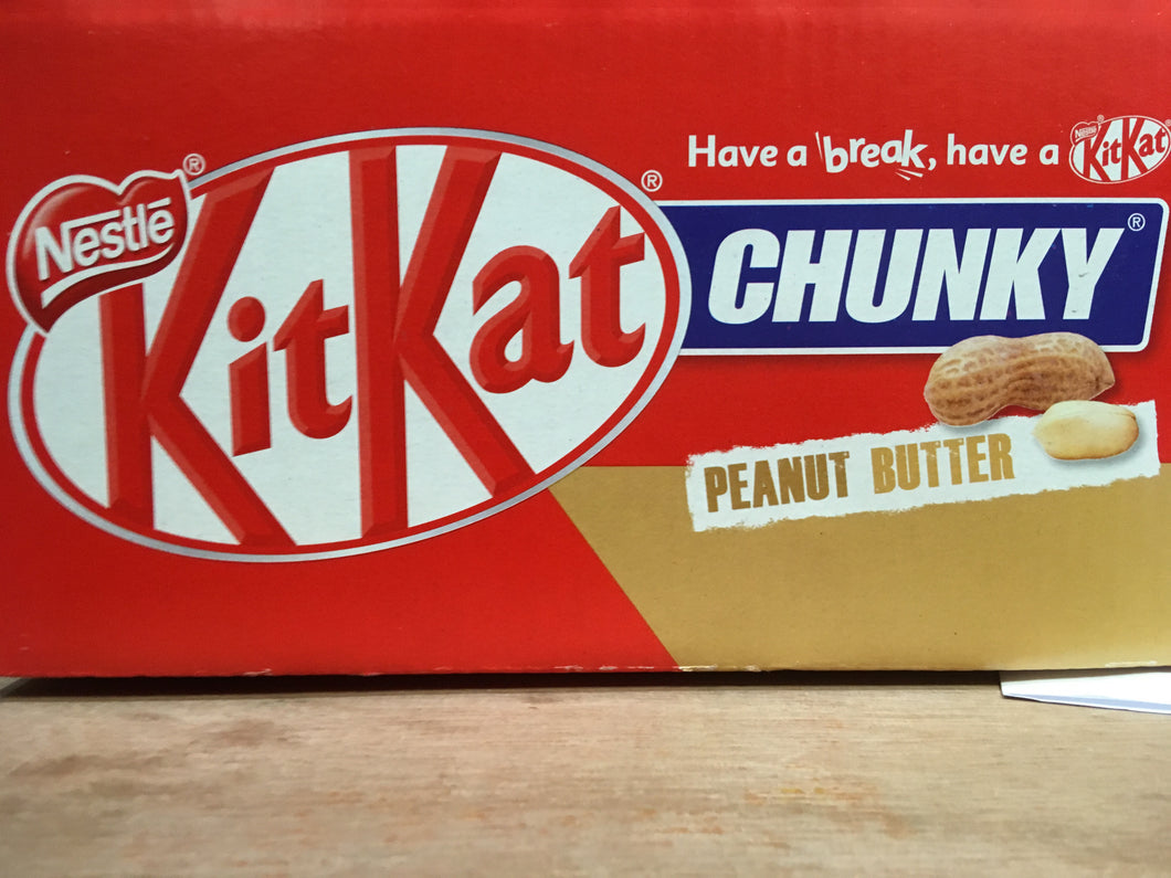 kit kat chunky peanut 36 x 40g