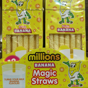 Millions Magic Straws Banana Flavour