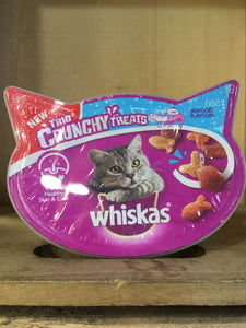8x Whiskas Crunchy Treats Seafood 55g