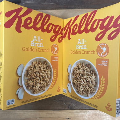 2x Kellogg's All Bran Golden Crunch Cereal (2x390g)