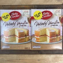 Betty Crocker Velvety Vanilla Cake Mix