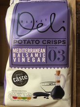 9x Market Deli Mediterranean Balsamic Vinegar Crisps Share Bags (9x150g)